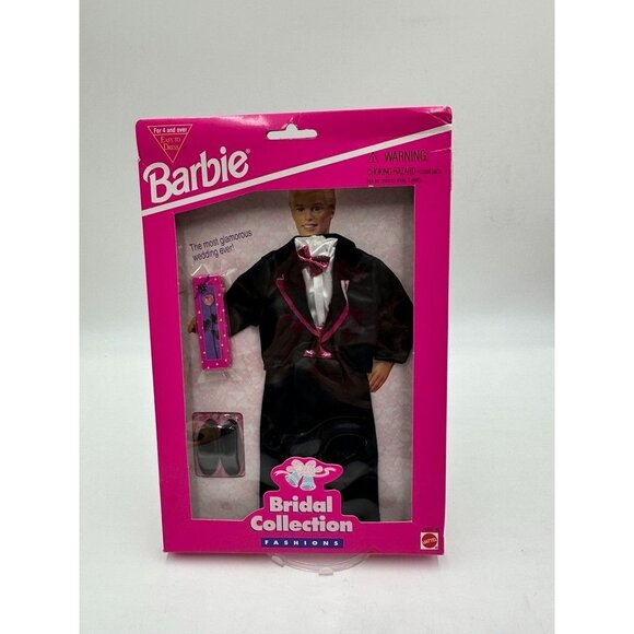 Vintage NIP NRFB Mattel Barbie Bridal Collection Fashions 68251 Bride Groom - Picture 6 of 7